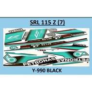 Stripe Sticker Cover Set No. 7 Petronas For SRL115 Z FI / LAGENDA115 Z FI