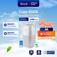 Levoit Core 600s Smart Air Purifier | Large Purification | H13 True HEPA | Light Sensor | Air Qualit