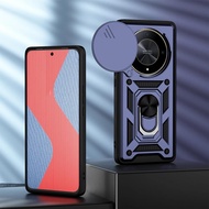 Shockproof Armor Case for HONOR X9b 5G X9B X9 B Slide Camera Lens Protection Ring Stand Phone Cover 