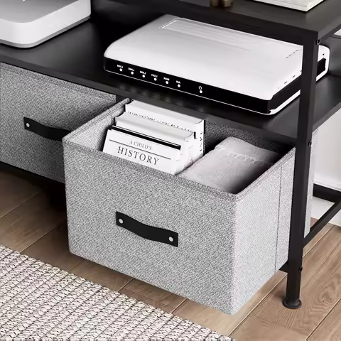 Dresser TV Stand, Entertainment Center with Storage, 50 Inch TV Stand for Bedroom Small TV Stand Dre