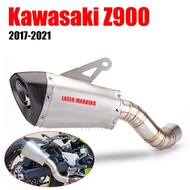 Z900 Motorcycle Exhaust Muffler Middle Link Pipe Escape with DB Killer for Kawasaki Z900 2017 2018