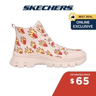 Skechers Online Exclusive Women SKECHERS Street Roadies Surge Tiny Flames Shoes - 177950-PKMT Air-Cooled Memory Foam