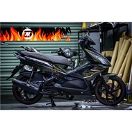 Tem rời Airblade AB 110 xanh rêu chỉ trắng đen vàng HOT 2025