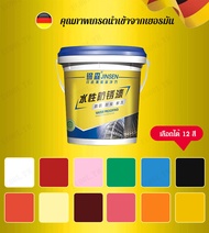 ECOOL สีทาสำหรับการปรับปรุงสีเหล็กสีสเตนเลสใช้กับกระเบื้องเหล็กสีสเตนเลส สีเมทัลลิคสูตรน้ำกันสนิม