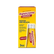 Aspercreme Maximum Strength Pain Relief Cream With Aloe, 3 oz., for Arthritis Joint & Muscle Pain