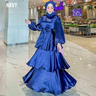Nellyz Shimmer Susun 3 Dress/Shimmer Dress/Latest Shimmer/Muslim Shimmer/Solfieshop/Invitation dress