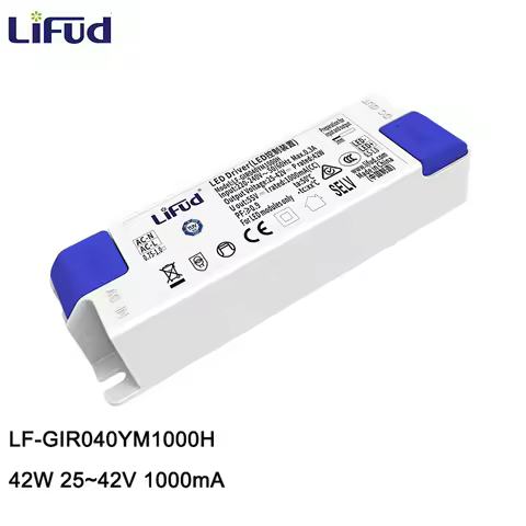 Lifud LED Driver 42W 1000mA DC 25-42V 220-240VAC LF-GIR040YM1000H LED Panel/Down/Track 1A 40W LF-GIR