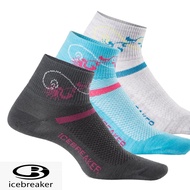 [Taiwan Black Bear] Icebreaker New Zealand Women's Short Tube Multifunctional Sports Socks Merino Wo