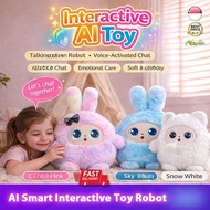 AI Talking Interactive Plush Toy Robot for Kids Smart Voice Chat Learning Toy Emotional Companion Ki
