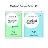 Medisoft Round Cotton - Baby Cotton - Cotton Balls - Cotton Balls - 120 Balls