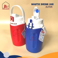 Nautic Drink Jar 2 Liter Jumbo Portable Water Jug/