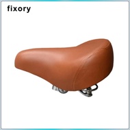 fixory Cycle Saddle with Spring Comfortable Wide Cycle Saddle Cushioned Bike Seat Oversized Wide Bik