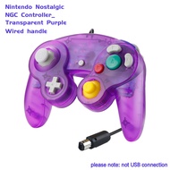 Nostalgic Classic Style สำหรับ Gamecube Controller USB แบบมีสาย Handheld จอยสติ๊กใช้ร่วมกับ Nintendo