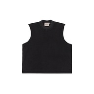 Hiptrack Inside Out Tank (Vintage Black) – เสื้อแขนกุดสไตล์วินเทจ เฮฟวี่เมทัล ผ้า Cotton 100% ทรงครอ