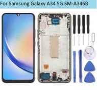 หน้าจอ Lcd Samsung A34(5G) / A346B จอชุด จอพร้อมทัชสกรีน จอ+ทัช Lcd Display อะไหล่มือถือ หน้าจอ Sams
