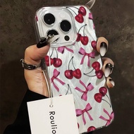 Cherry And Bow Casing For SAMSUNG A14 A15 A16 A20S A207F A20 A205 A305 A21S A217F A22 M22 A23 A24 A2