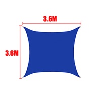 Blue Rectangle Waterproof Sun Shade Sail Awning Canopy Triangle Back Yard Shelter 98% UV Blocking Ox