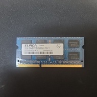 Second-Hand Warranty-Free Elpida EBJ21UE8BDS0-AE-F 2GB PC3-8500 1066MHz 204pin Laptop