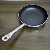 Stainless Steel Handle Frying Pan Frying Pan Egg Frying Pan Non-Stick Bottom Pan Scraping Non-Flower Pot Family Non-Stic