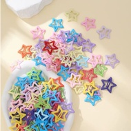 Star Hair Clip Dopamine Color Five-pointed Star Side Clip Hair Clip bb Clip Children Small Size Brok