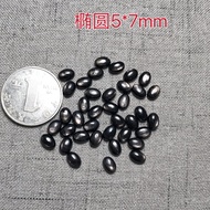 Natural Gold Luck Stone Oval Naked Stone Ring Face Can Be Embedded Wound Pendant Ring Bracelet Earri