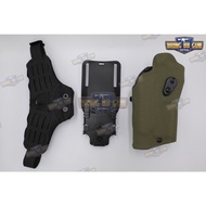 ☆ BR2 ซอง 6354DO Ver. 2 (ซอง6354+สายรัดต้นขาแบบนวม) ซองพกนอกปลดนิ้วโป้ง + ช่องไฟฉาย (ซอง 6354DO) มี4