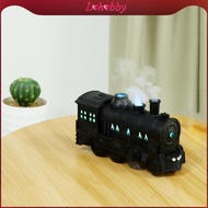 [Lohobby] Steam Train Essential Oil Mist Humidifier with Light EU Adapter Plug 9x3x5inch Black for 1