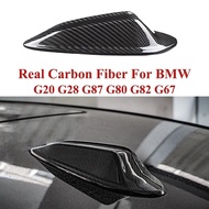 For BMW 3 Series G20 G28 M2 G87 M3 G80 M4 G82 X7 G67 2023+ Real Carbon Fiber Shark Fin Antenna Cover