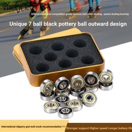 2023 Faster Stable 608-Speed Pulley Sliding Bearing 7 Ball Black Ceramic Ball High-Speed Bearing 608