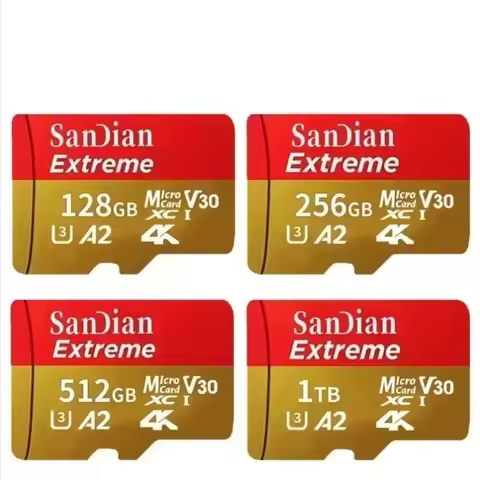 SD Cards 512GB Micro Class 10 Memory SD Cards USB Adapter SD Memory Cards 512GB 256GB High Speed Mic