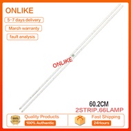 2Pcs LED Backlight Strips TCL 55P6 L55A88DU Light Bar GIC55LB102-F4014-V0.3อลูมิเนียม67-589200-0HA
