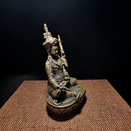 [Wyna] รูปปั้นทองสัมฤทธิ์พระพุทธรูประบายสี Guru Padambhava Rinpoche] 6.5ซม. เครื่องมือวิเศษที่ถอดออก