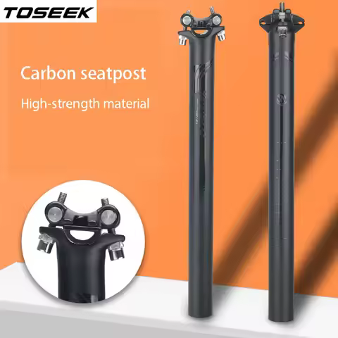 TOSEEK Bicycle Seatpost High-strength T800 High-modulus Carbon Fiber Rugged And Corrosion-resistant