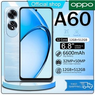 (COD) HP OPP0 A60 12/512GB Qualcomm 888 6.8 inci 6600mAh hayat bateri tinggi 32+50MP Kamera HD Telef