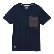 OASIS เสื้อยืดผู้ชาย เสื้อยืด เสื้อคอกลม cotton100% รุ่น MTF-1760 สีเบจ  ดำ  กรมท่า  ขาว