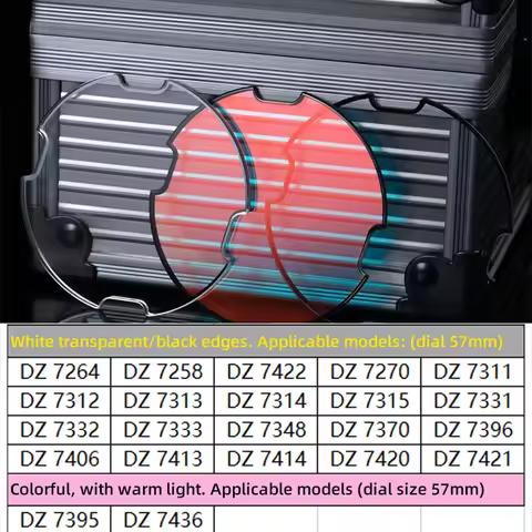52.5x1.8mm Crystal Glass For Diesel Watch Mirror DZ7313 DZ7331 DZ7370 DZ7395 DZ7396 DZ7406 DZ7413 DZ