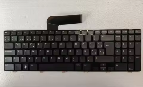 NEW Spanish Keyboard for Dell Inspiron 15R N5110 M5110 N 5110 BLACK FRAME SP