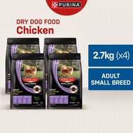 Nestle Purina SUPERCOAT Chicken Small Breed Adult Dog Dry Food (2700g x4)