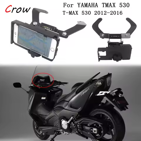 Mobile phone stand navigation bracket FOR Yamaha TMAX530 TMAX 530 TMAX-530 2012-2016 Bracket Mount S