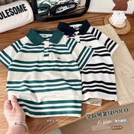 WAPYPY boys' Polo shirt with long frame pattern HSY4210