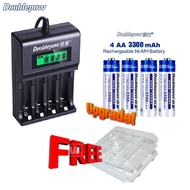 100% Original DoublePow AA/AAA Rechargeable Battery NiMH Battery AA / AAA Battery Charger