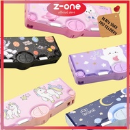 Primary School Pencil Cases Multifunctional Pop Up Pencil Case with sharpener Unicorn Students Pencil box Kindergarten