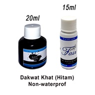 1 Botol Dakwat Khat/Jawi  (non-waterproof) Hitam