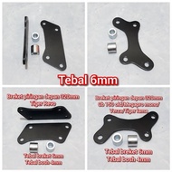 Breket cakram depan Cb 150R old Tiger lama New Mega pro mono Verza Disc PSM 320mm piringan breket di