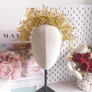 33H HEADPIECE WEDDING/ BRIDAL HIJAB ACCESSORIES SUNTING WEDDING/ MODERN SUNPOLE
