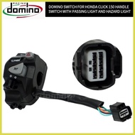 ▯ └ ➼ Domino Handle Switch For Honda Click with Pssing Light Hazard Light PLug and play