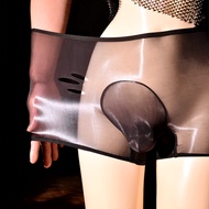 Silky Ultra-Thin Invisible Men's Stockings Underwear JJ Set Gun Bullet Separation Aurora Seamless Pl