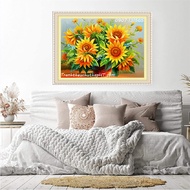 [HCM]Tranh thêu chữ thập Hoa hướng dương nghệ thuật bộ sưu tập Hoa Hướng Dương - Tranh chưa thêu khá