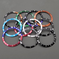 PKJ  36.5mm Aluminium Curved Retro Watch Bezel insert Fits Vintage Submariner For Seiko Mods NH35 Wa