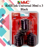 HP 680/ 682/ 678/704/  63/ 65/ 67 black ink cartridges refill ink ( 30 ml x 3 black ) most reliable 